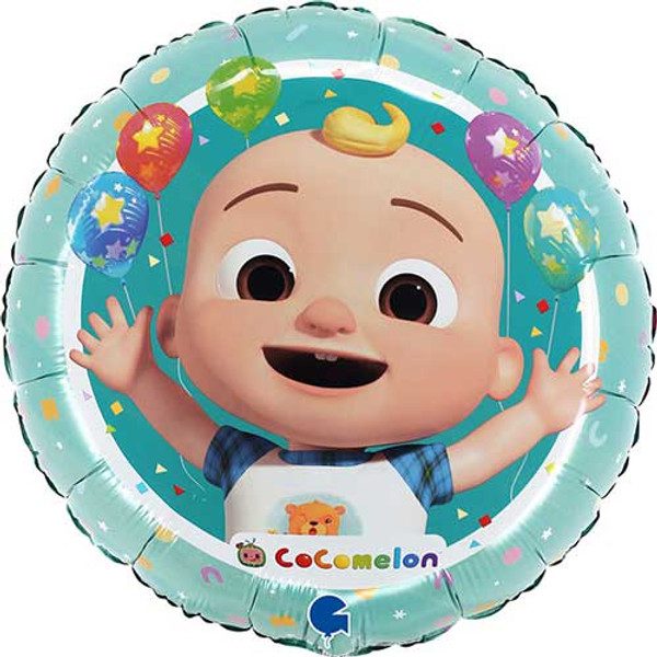 Grabo 18 inch Cocomelon Round Foil Balloon_L18061-P-500__76788